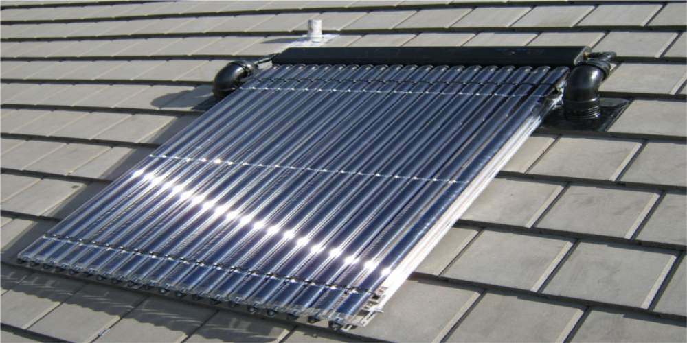 on roof solar thermal