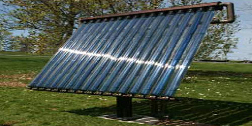 Solar thermal ground mount