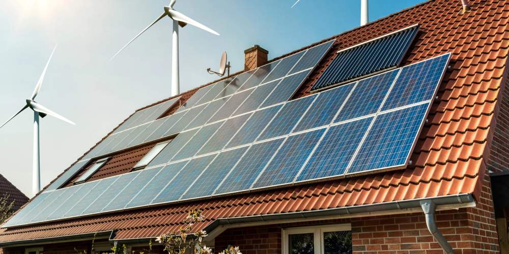 Solar Panels on UK home